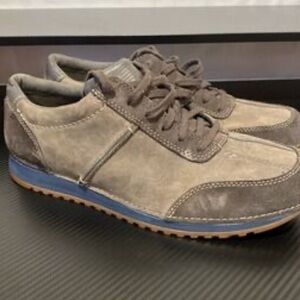 Clarks Men's Gray and Blue Sneakers